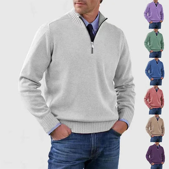 Ben - Warm and Modern Half-Zip Sweater