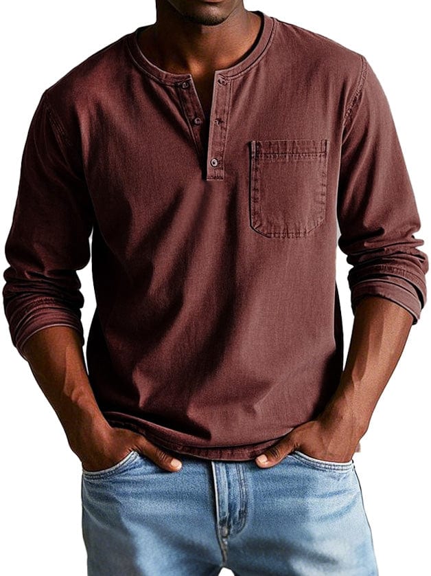 Frederik | Vintage Henley Sweater