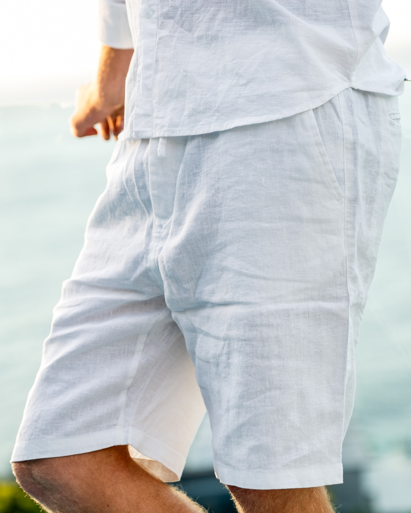 Santorino Premium Linen Shorts