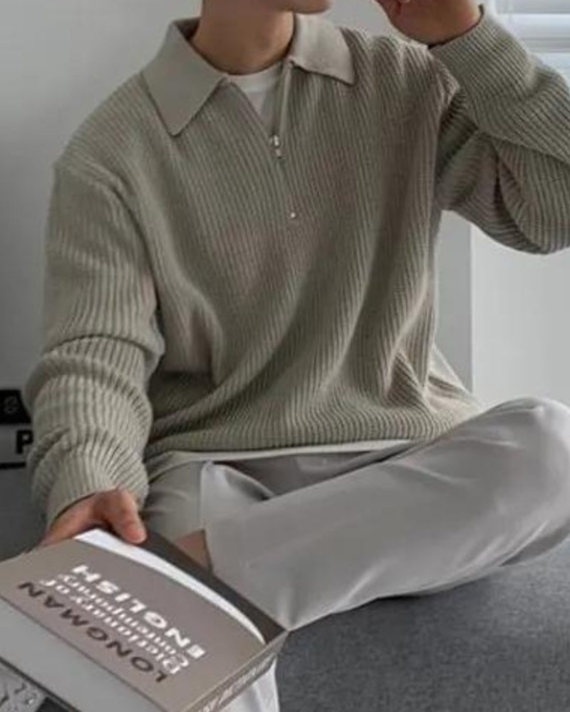 Casual Polo Pullover