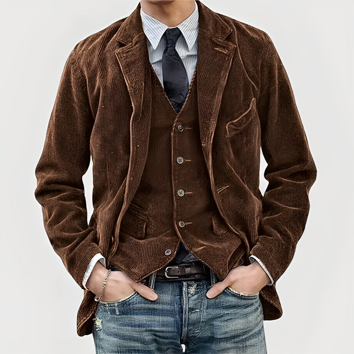 Vintage corduroy jacket & waistcoat