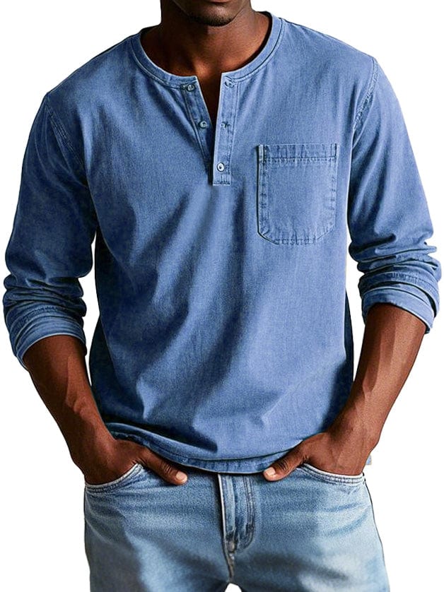 Frederik | Vintage Henley Sweater