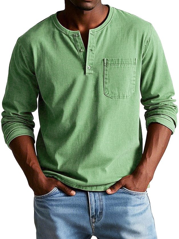 Frederik | Vintage Henley Sweater