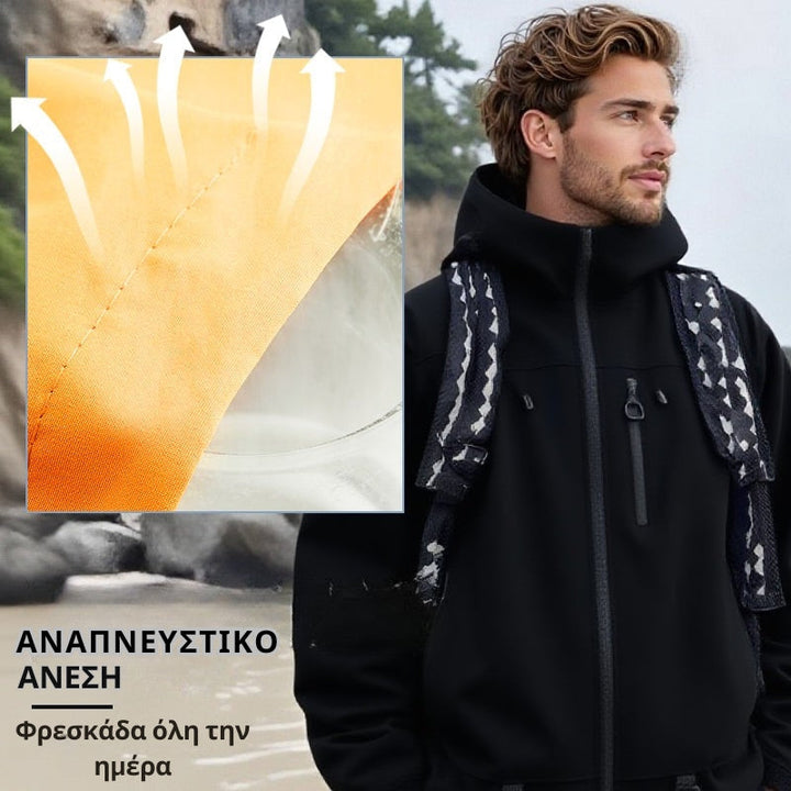DriftEdge - Waterproof Hiking Jacket with Zipper