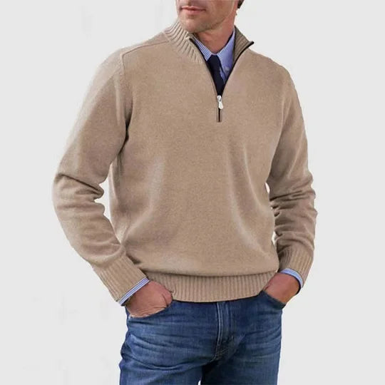 Ben - Warm and Modern Half-Zip Sweater