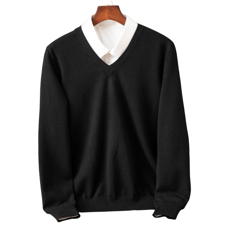 Premium Cashmere V-Neck Jumper