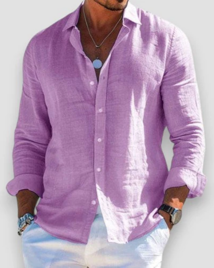 Santorini Linen Shirt