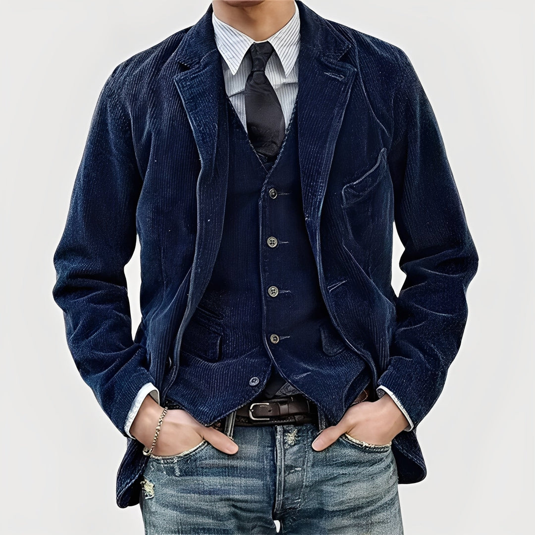 Vintage corduroy jacket & waistcoat