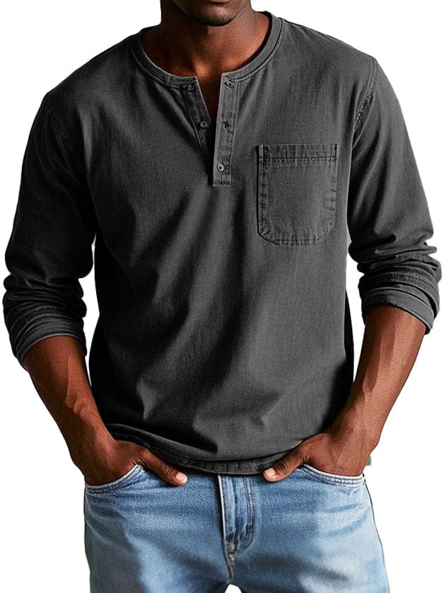 Frederik | Vintage Henley Sweater