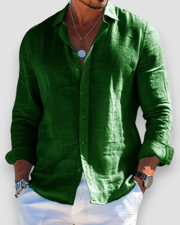 Santorini Linen Shirt