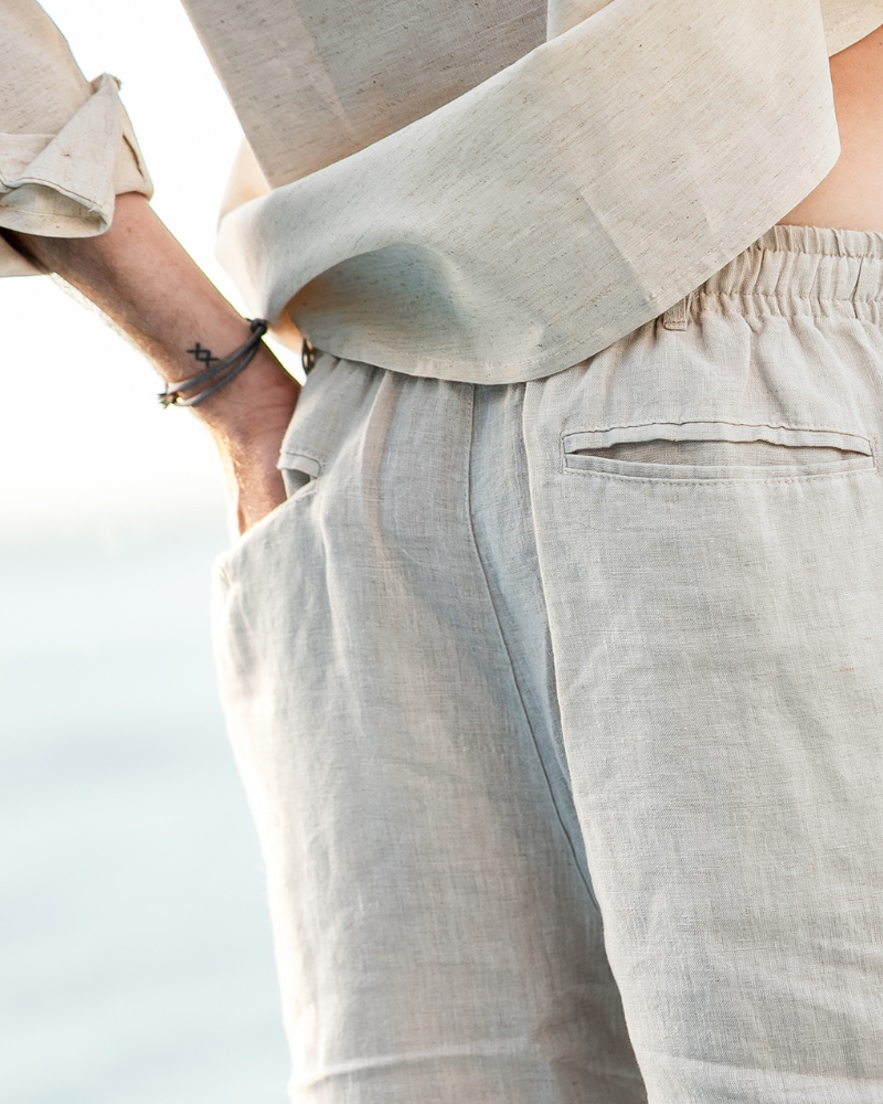Santorino Premium Linen Shorts