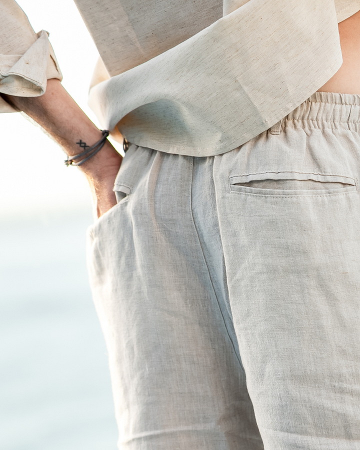 Santorino Premium Linen Shorts