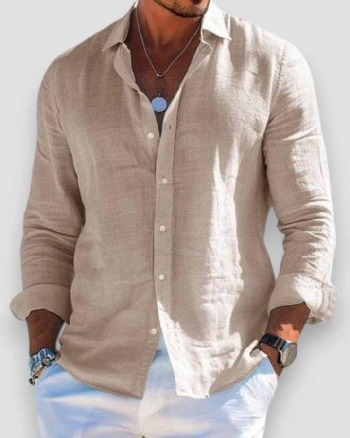 Santorini Linen Shirt