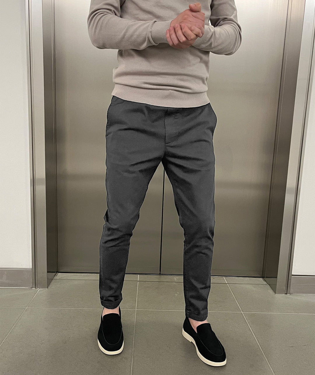 Slim Fit Stretch Chino Pants