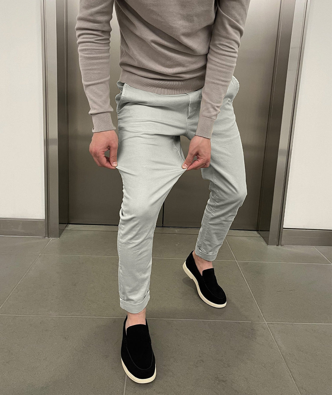 Slim Fit Stretch Chino Pants