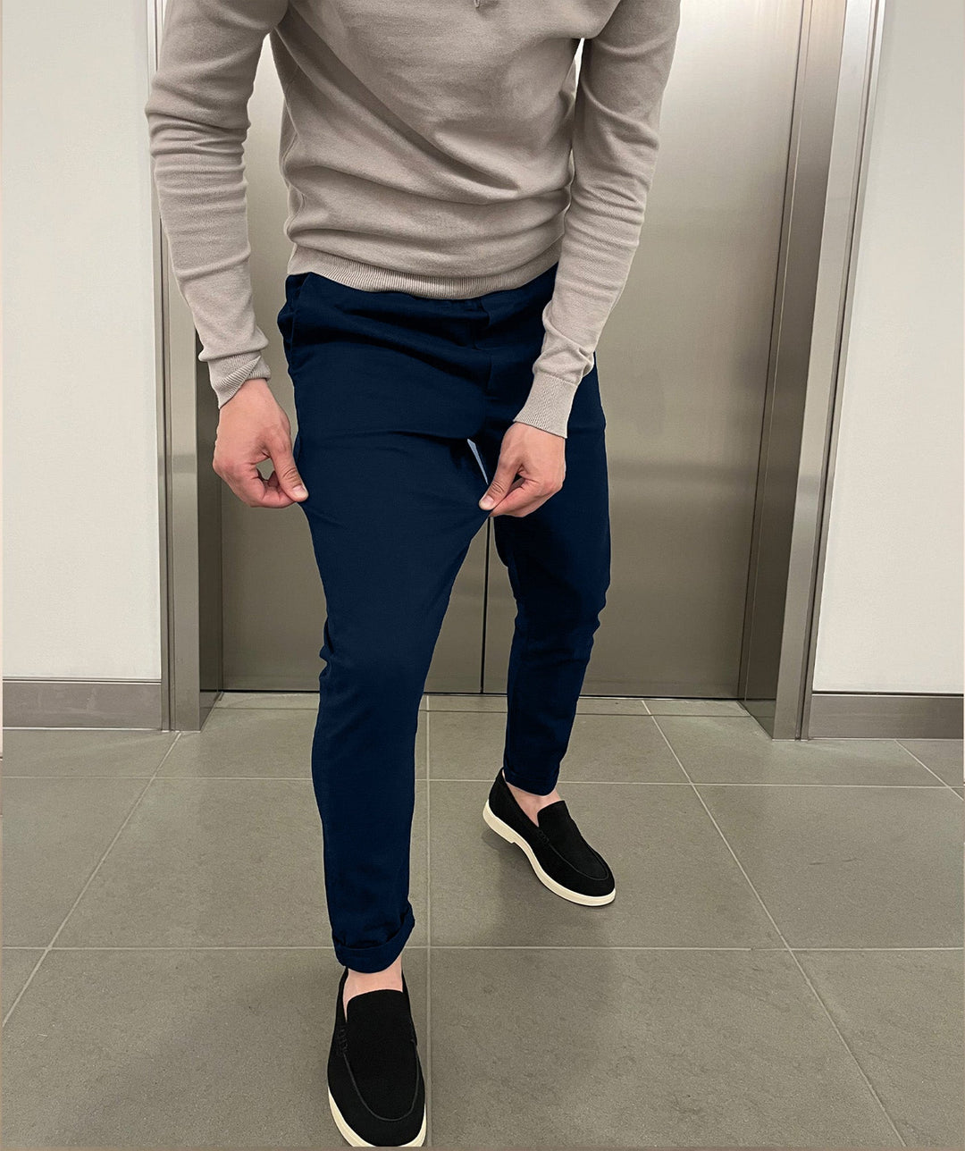 Slim Fit Stretch Chino Pants