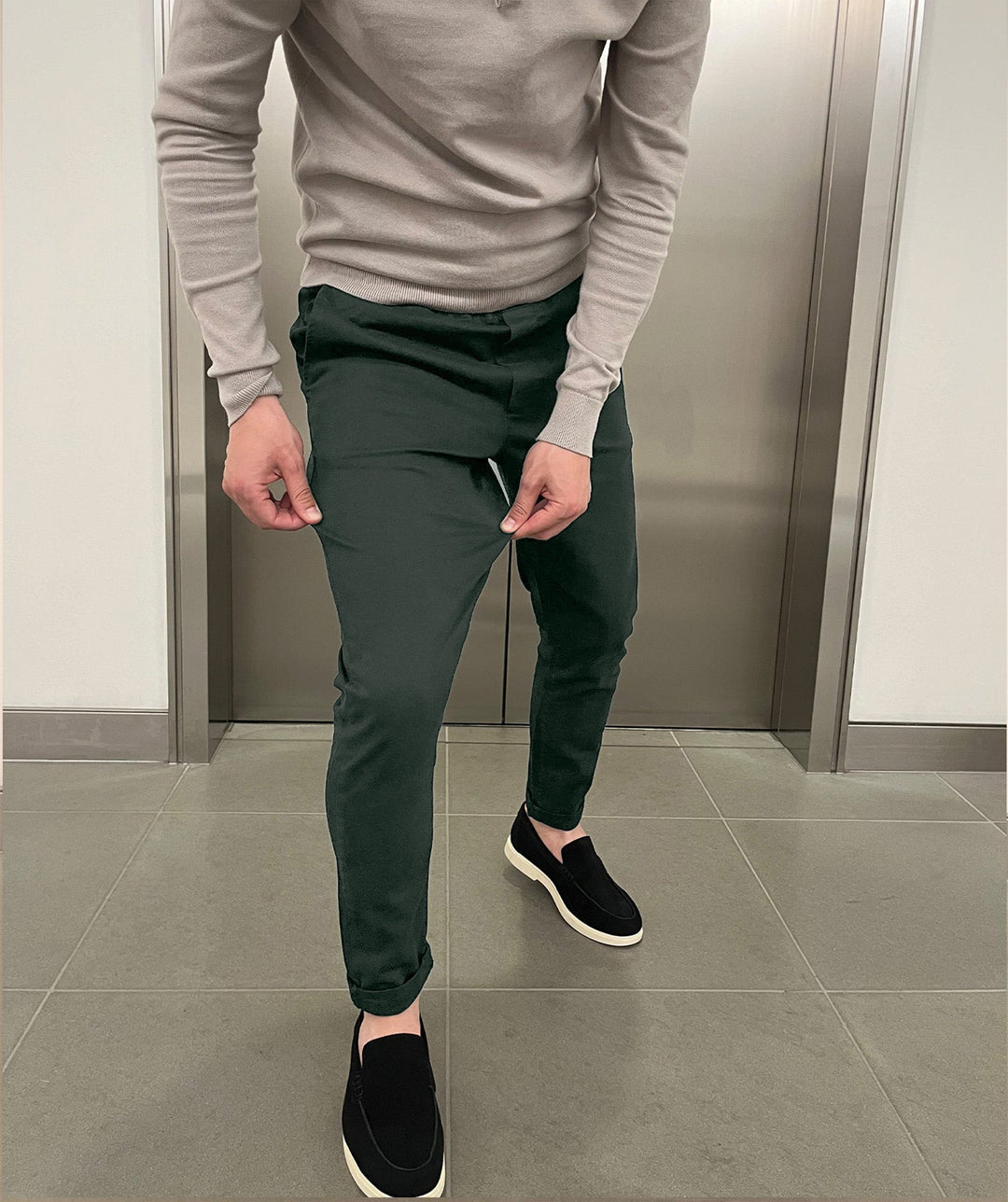 Slim Fit Stretch Chino Pants