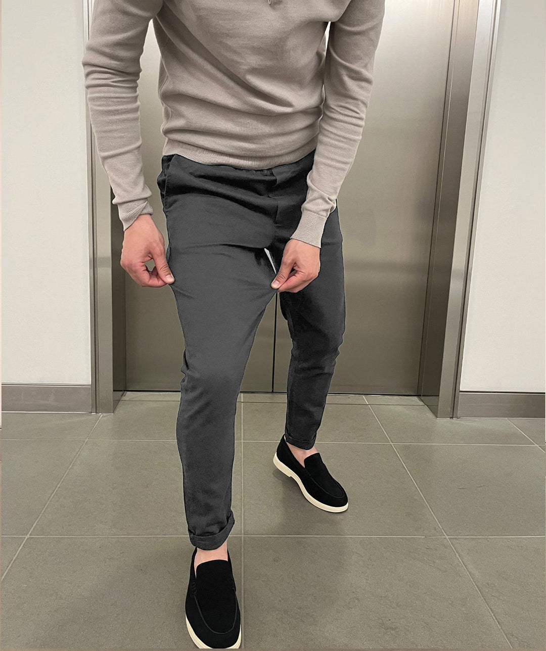 Slim Fit Stretch Chino Pants