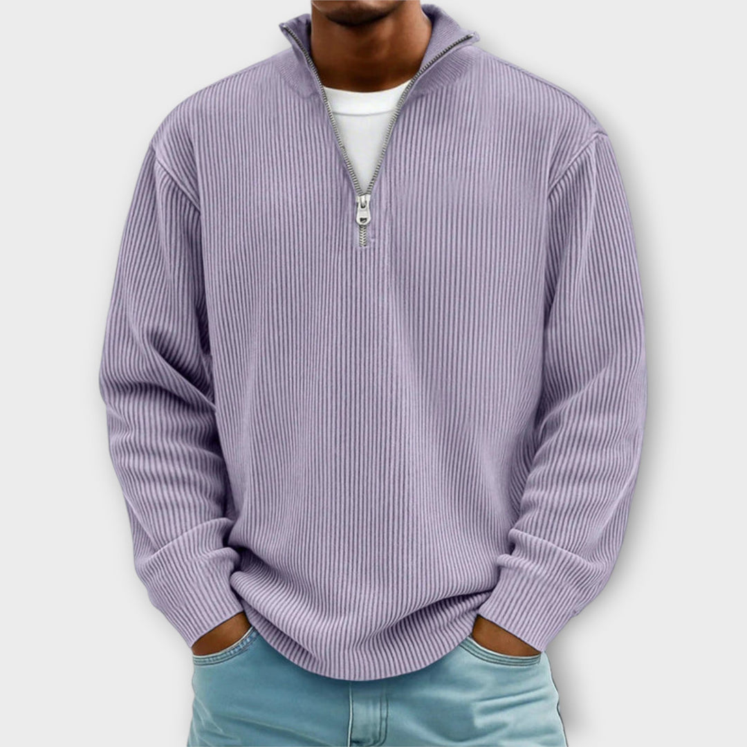 Leo - Warm and Stylish Half-Zip Sweater
