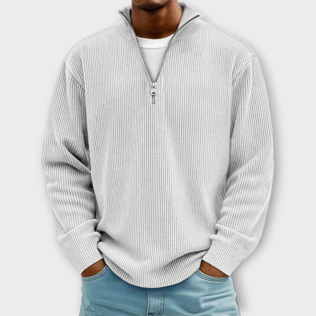 Leo - Warm and Stylish Half-Zip Sweater