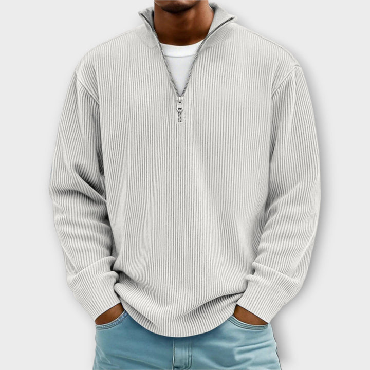 Leo - Warm and Stylish Half-Zip Sweater