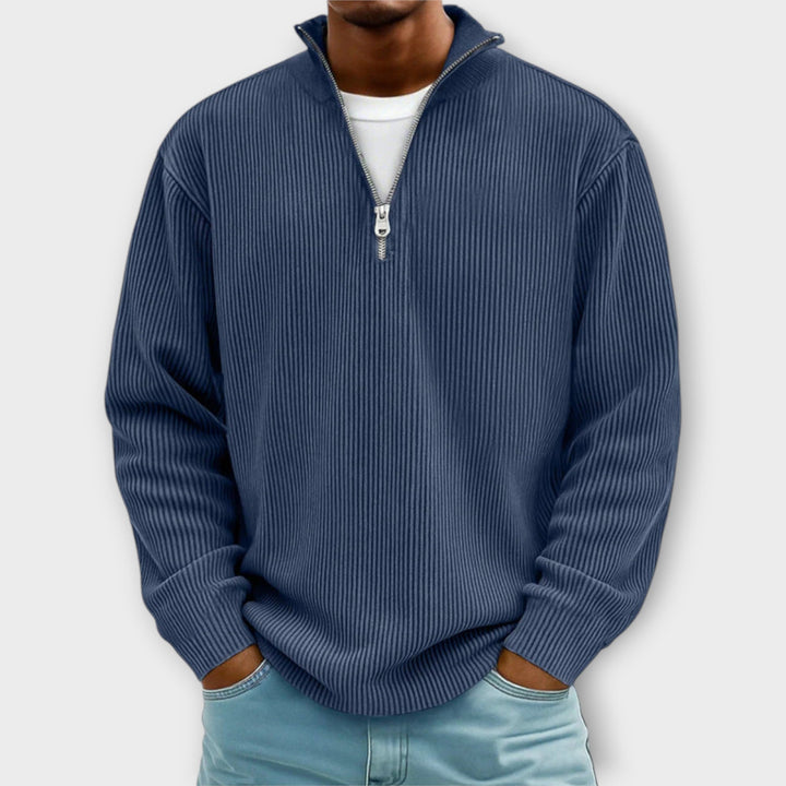 Leo - Warm and Stylish Half-Zip Sweater