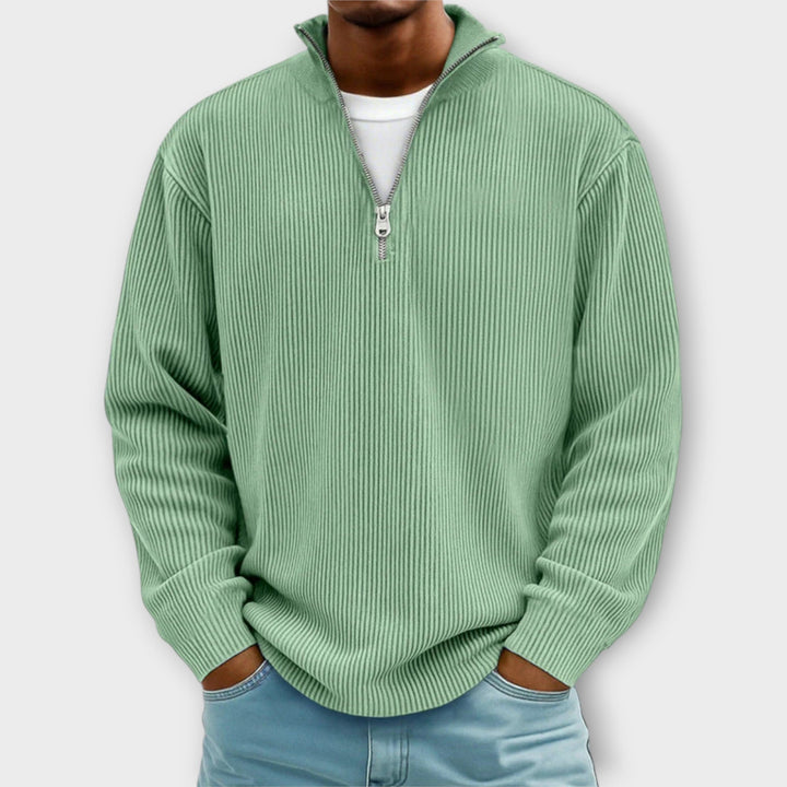 Leo - Warm and Stylish Half-Zip Sweater