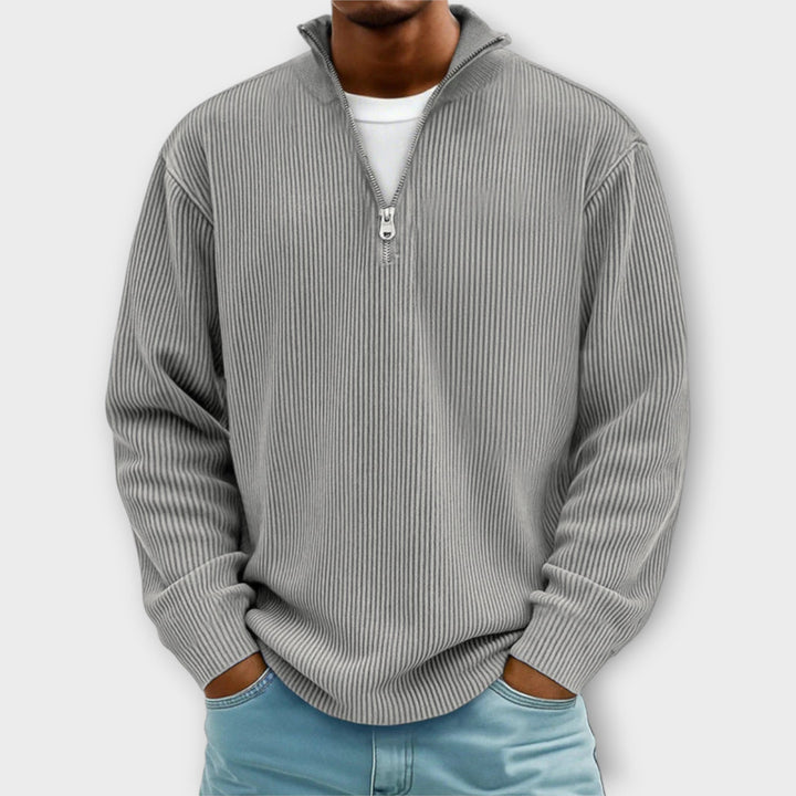 Leo - Warm and Stylish Half-Zip Sweater