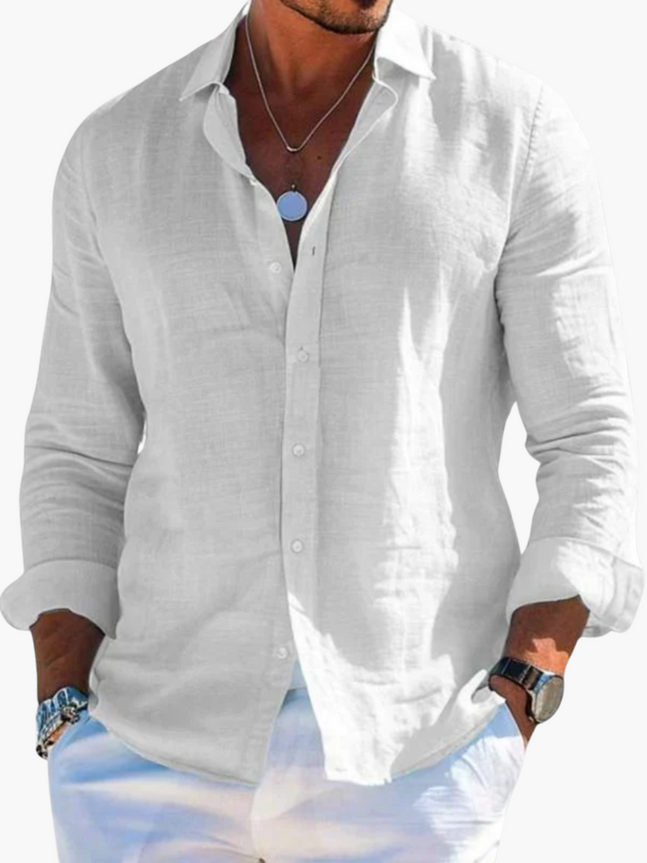 Santorini Linen Shirt