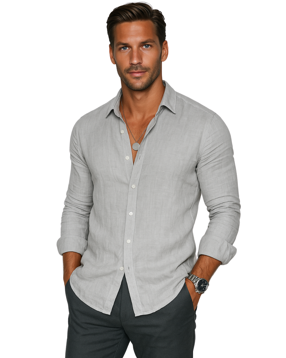 Santorini Linen Shirt