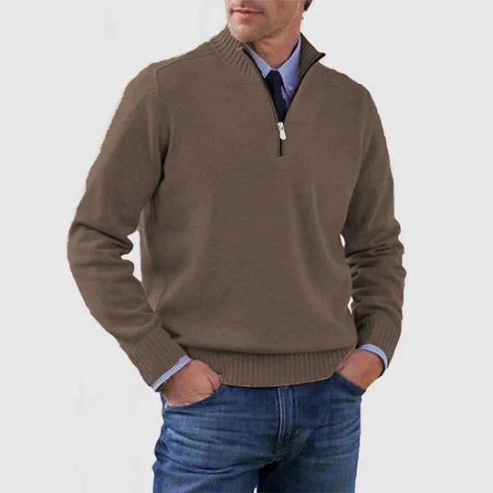 Ben - Warm and Modern Half-Zip Sweater