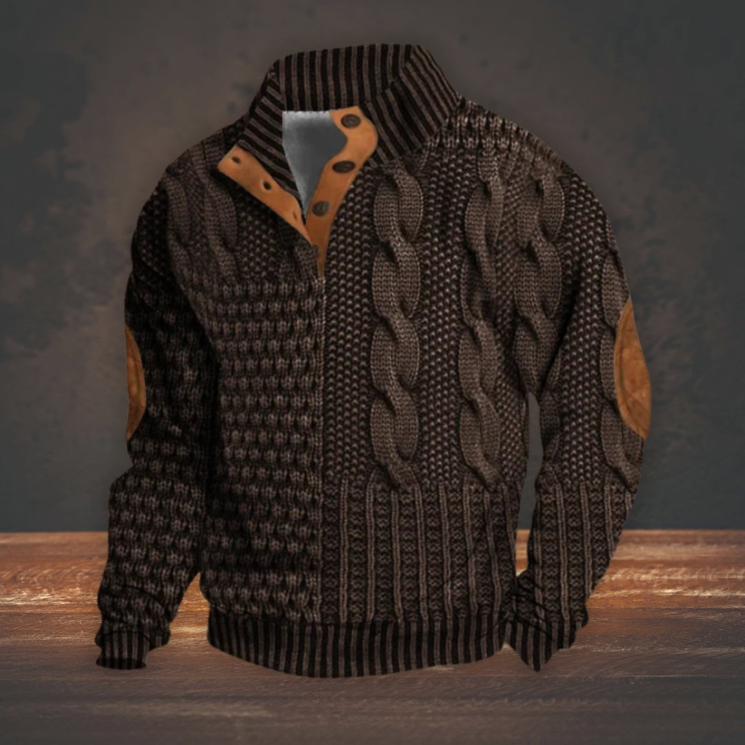 Heiko | Printed Heating Sweater