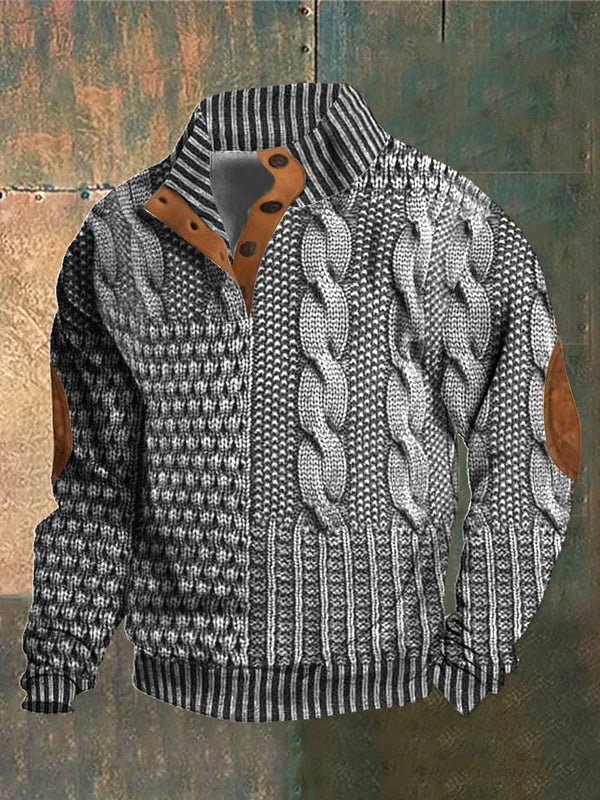 Heiko | Printed Heating Sweater