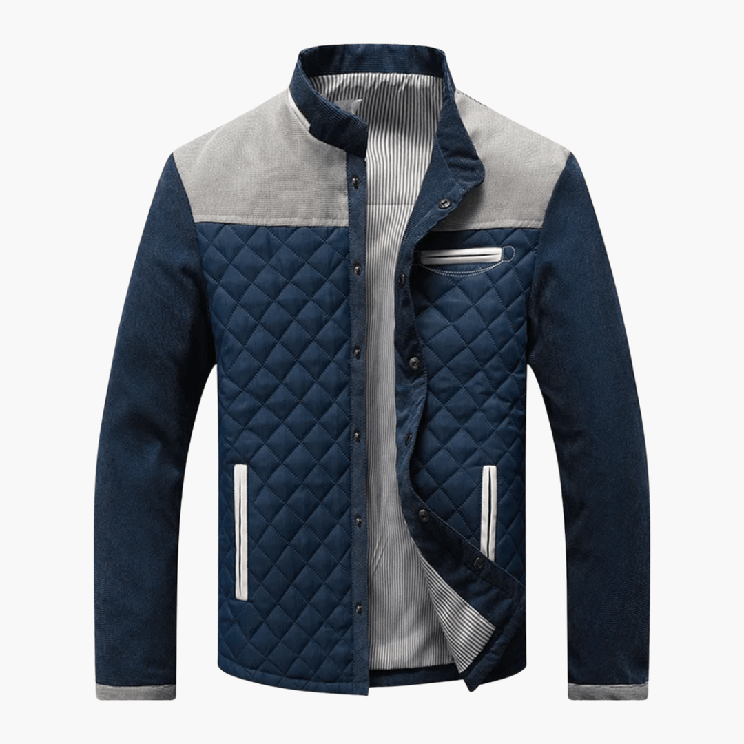 Laurent | Luxury Checked Men's Coat