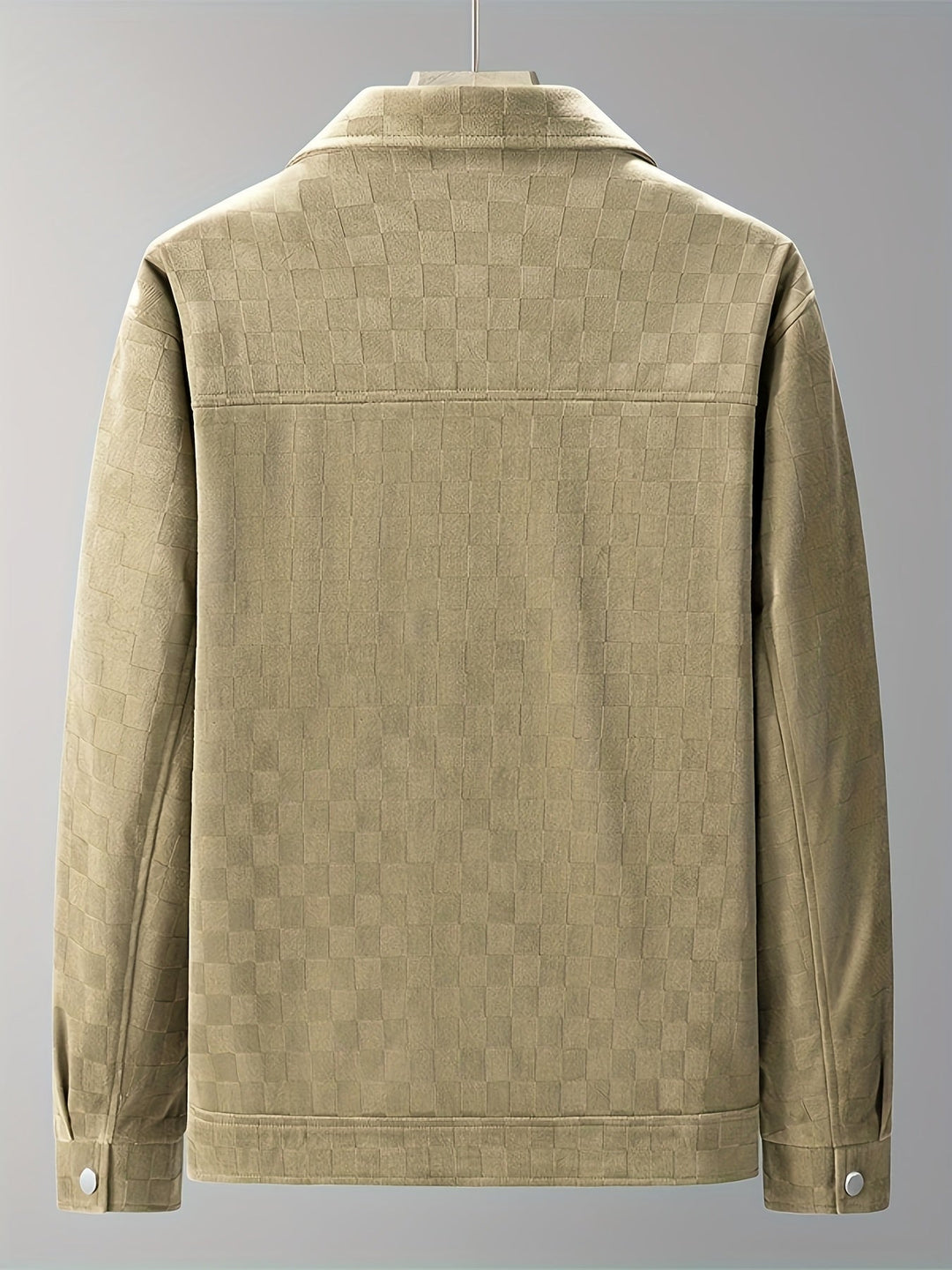 Caldero Checkered Suede Jacket