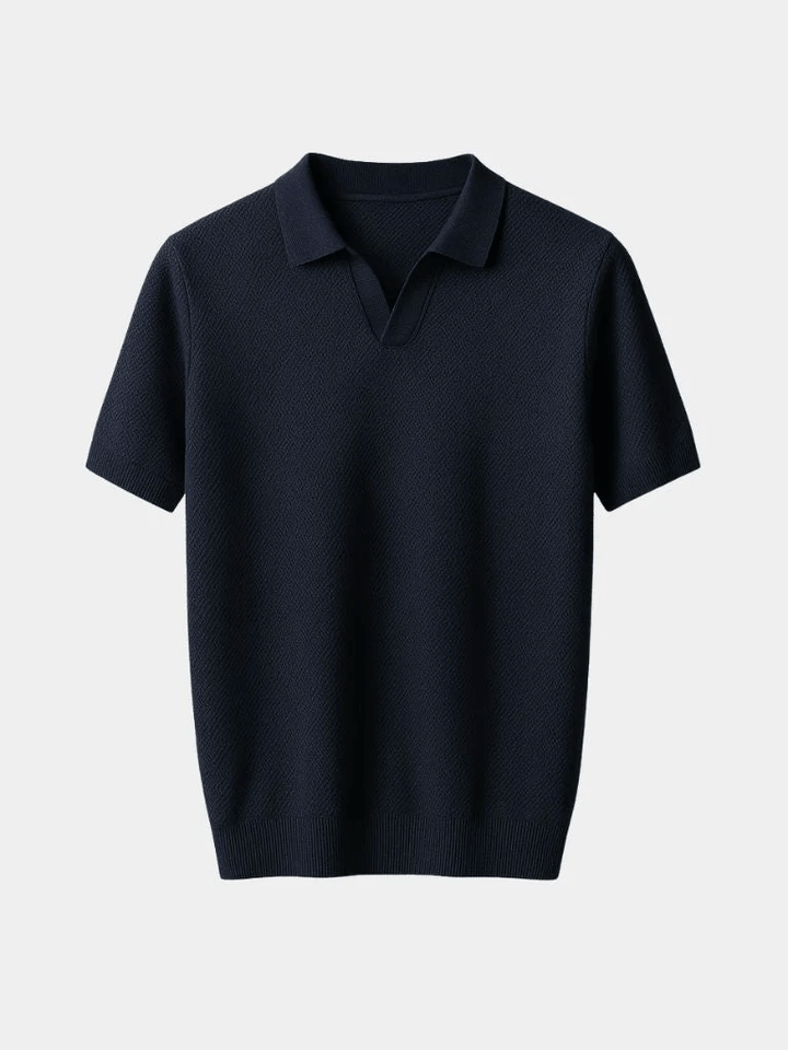 Old Money Cotton Polo Shirt