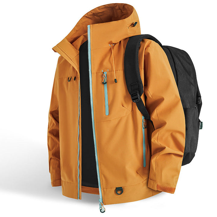 DriftEdge - Waterproof Hiking Jacket with Zipper