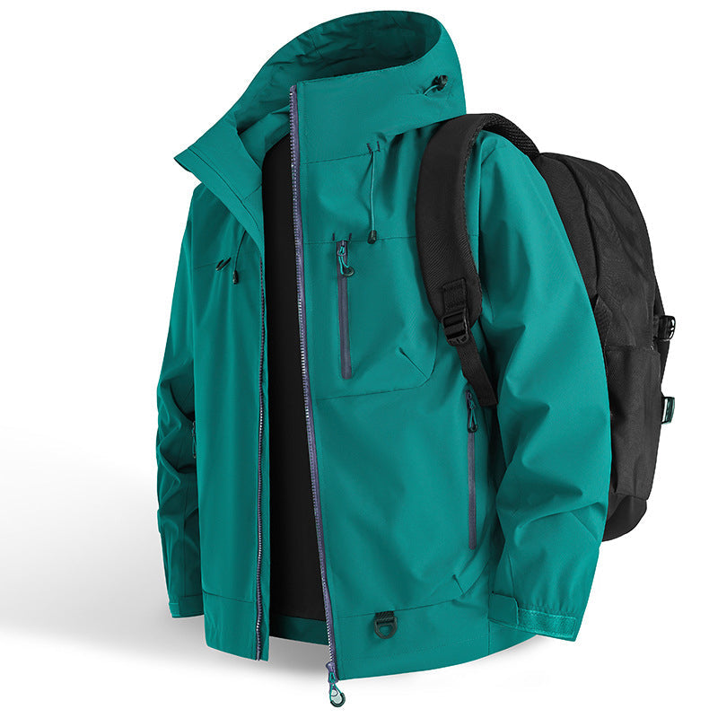 DriftEdge - Waterproof Hiking Jacket with Zipper