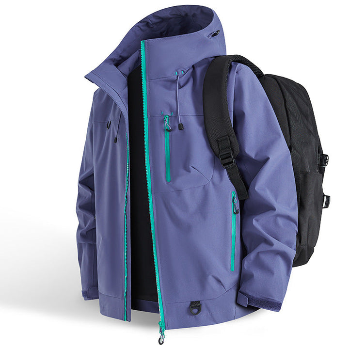 DriftEdge - Waterproof Hiking Jacket with Zipper