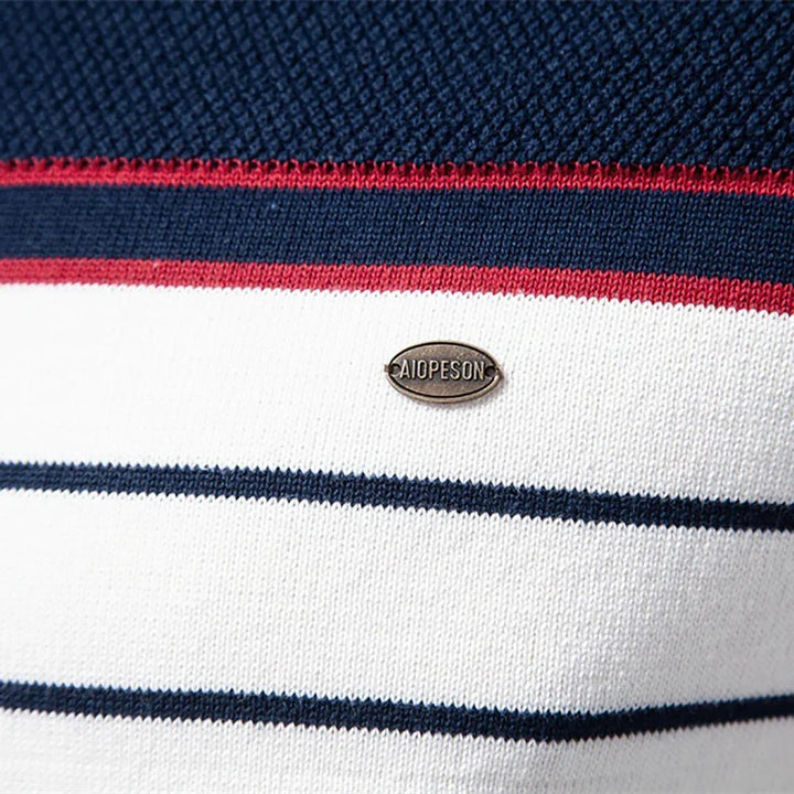 Sebastian | Men's Sweater with Stripe Design