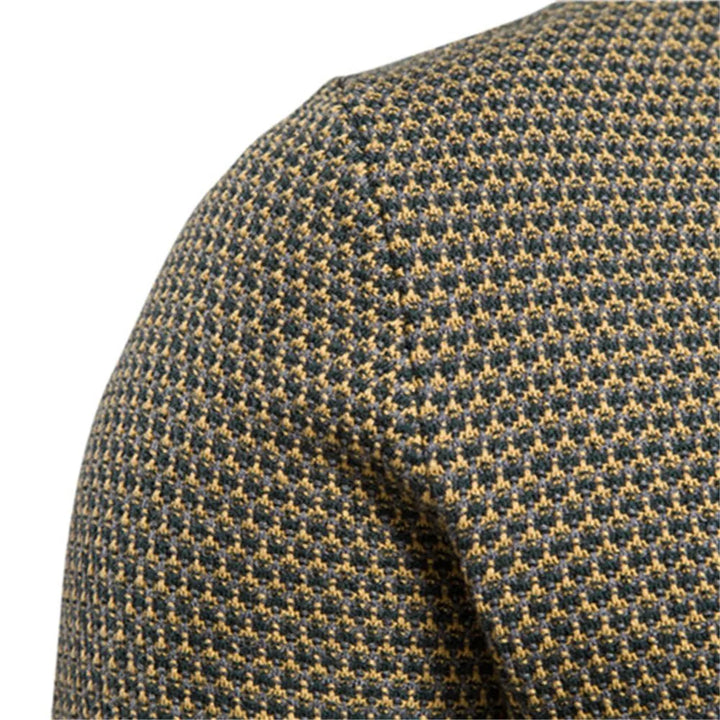 Julius | Men's Sweater with Check Pattern